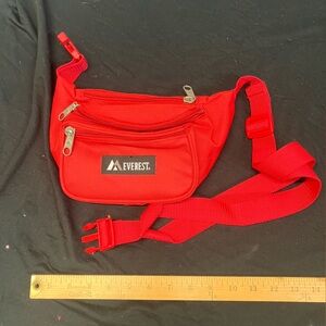 Red Waist Pack Fanny Pack